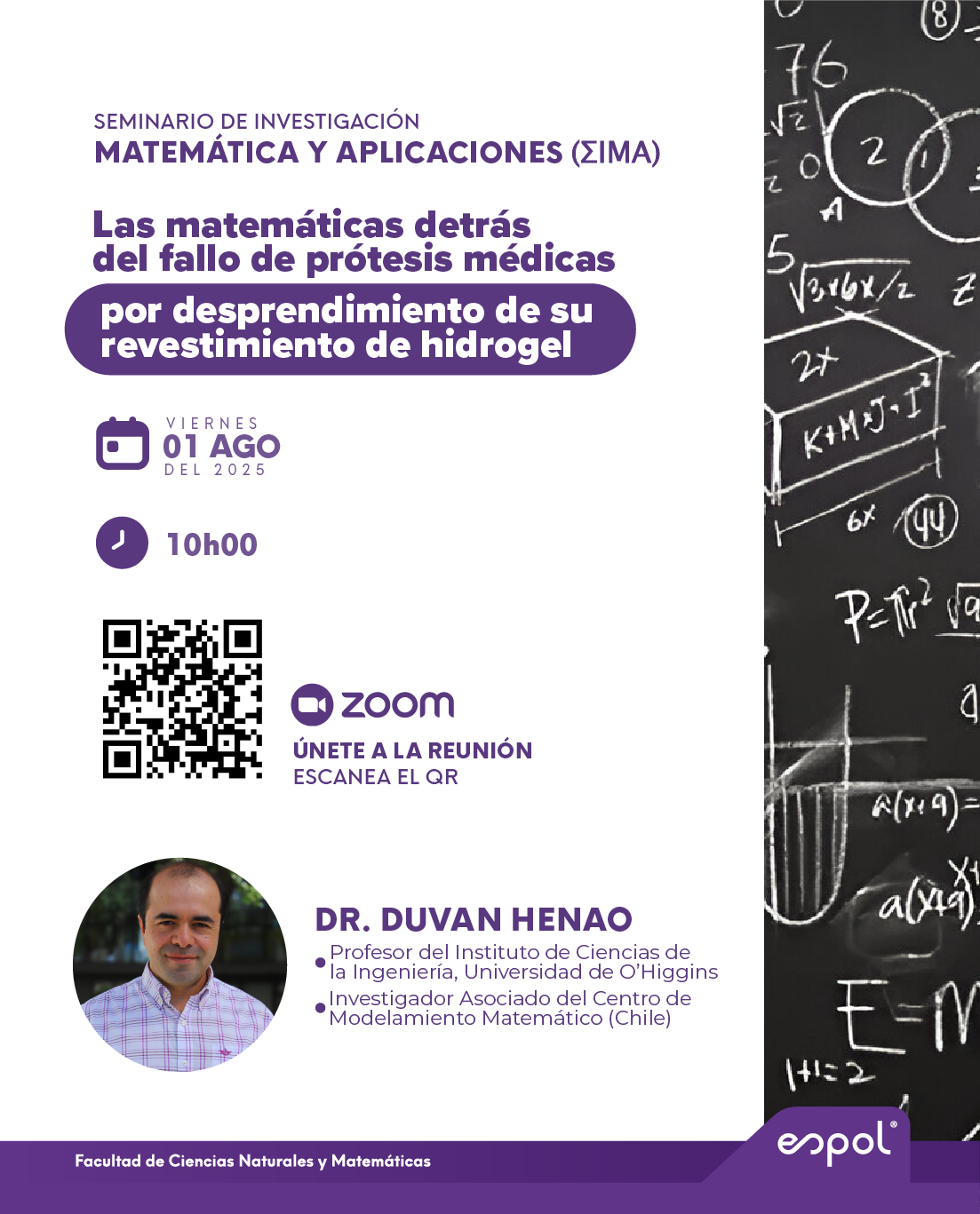 charla matemáticas prótesis