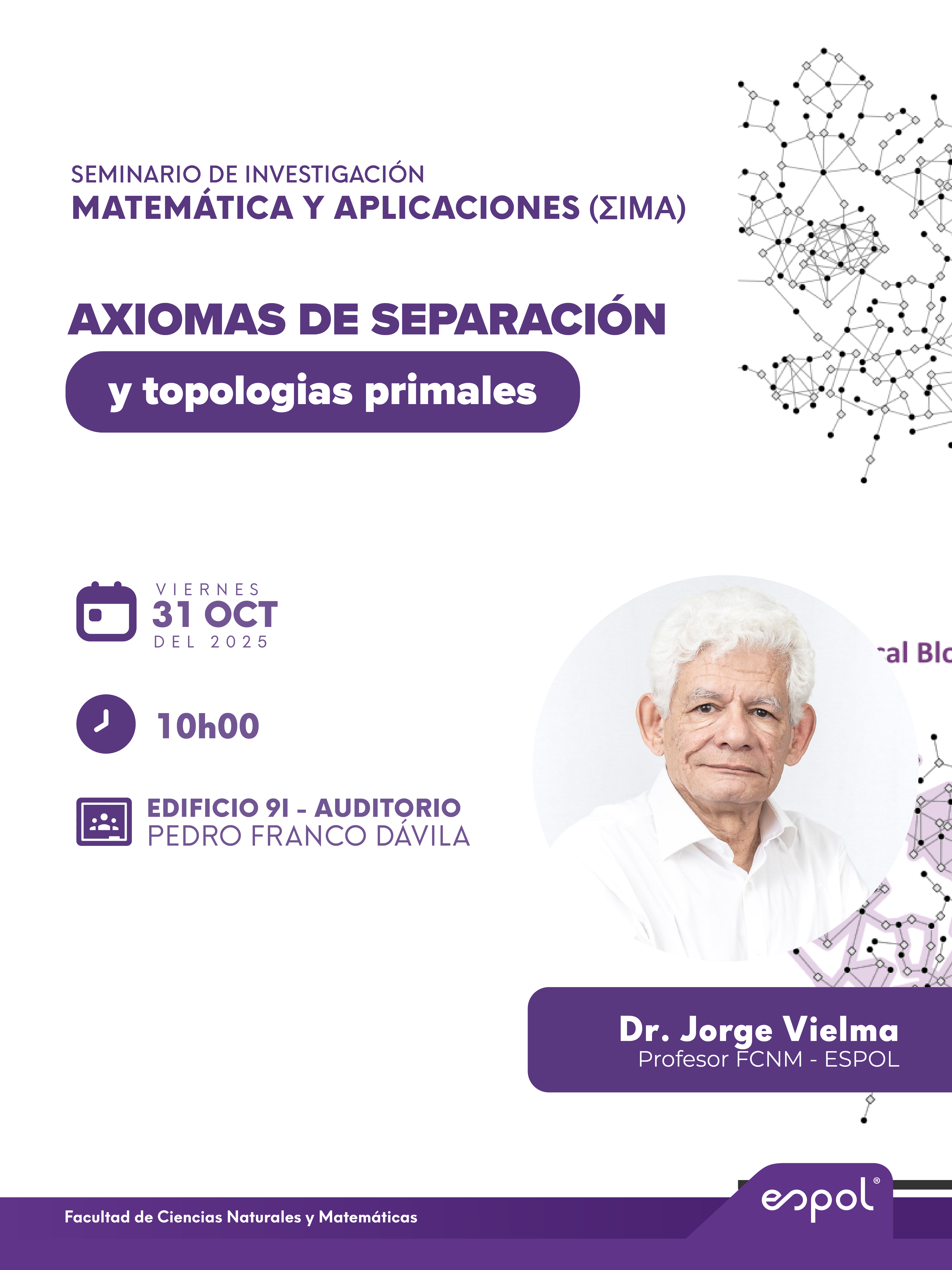 Axiomas de separación y topologías primales