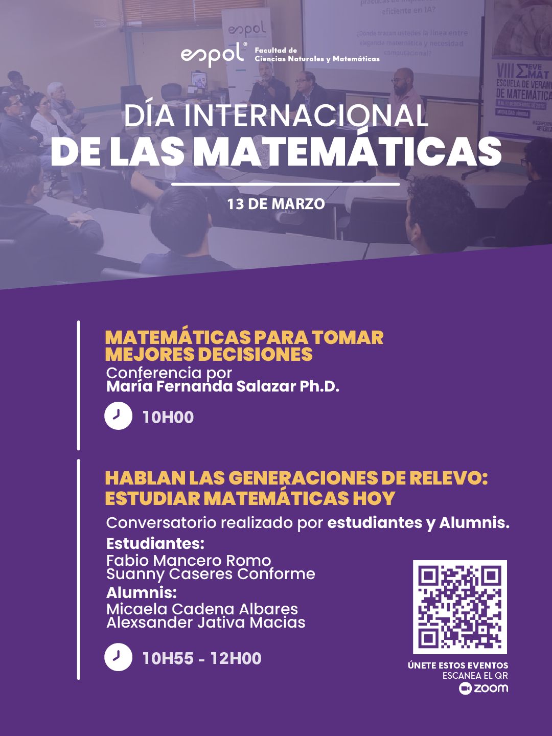 Día de las matemáticas programa