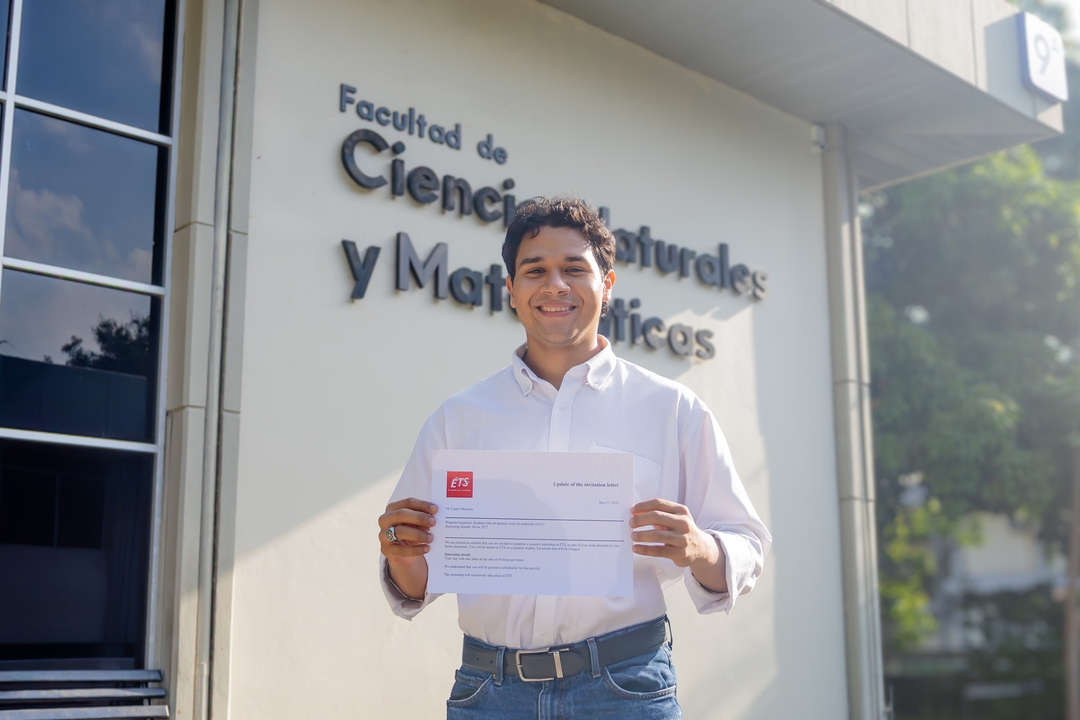 Mérito académico impulsa a estudiante de Logística y Transporte hacia estancia de investigación en Canadá