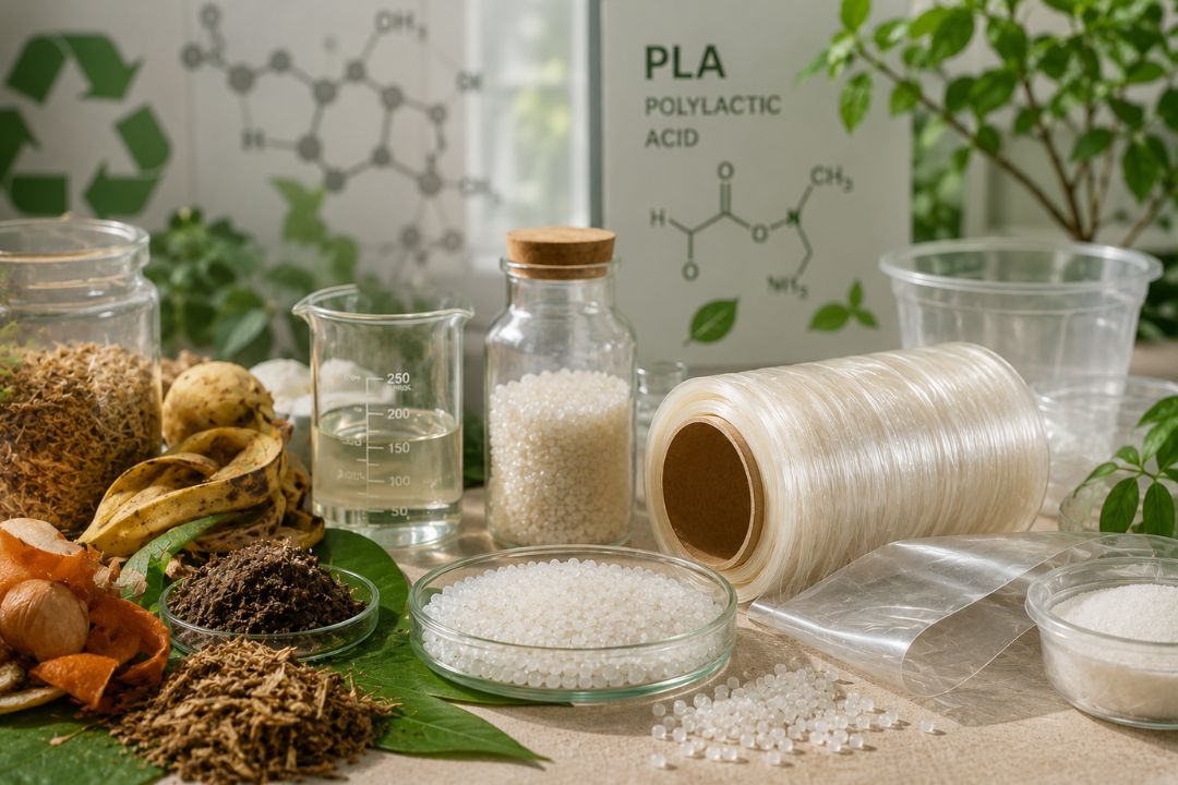 De residuos orgánicos a bioplásticos